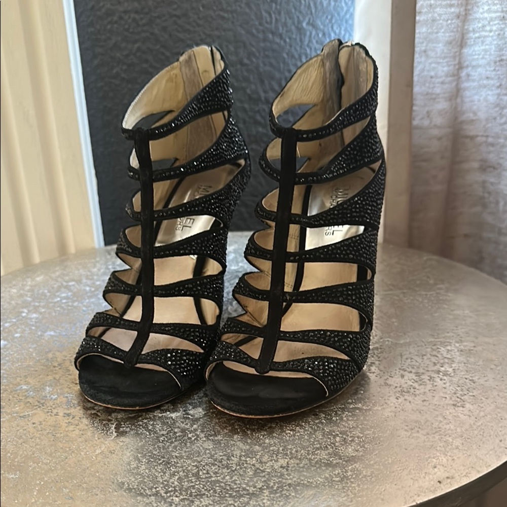 Michael Kors Elegant Black Strappy Women's Heels